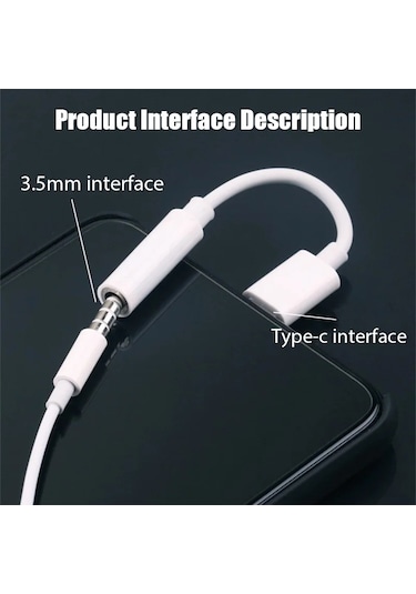 Kulaklık Adaptörü İphone Uyumlu 14 13 12 11 Pro Aux Ses Dağıtıcı Kablosu 3.5m For İphone Uyumlu Standard