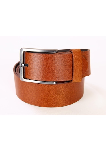 Alexandergardı Erkek Yumuşak Hakiki Deri Kemer, Açık Kahverengi 19-kmr E 19 Açık Kahverengi