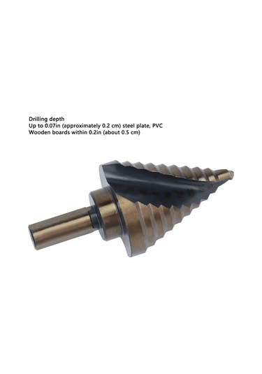 Teltree 10 Boyutlu Sarı Hss İvme Aşama Matkap Ucu, 3 Yollu Saplı, Otomatik Türev Alma, Çelik/plastik/ahşap İçin