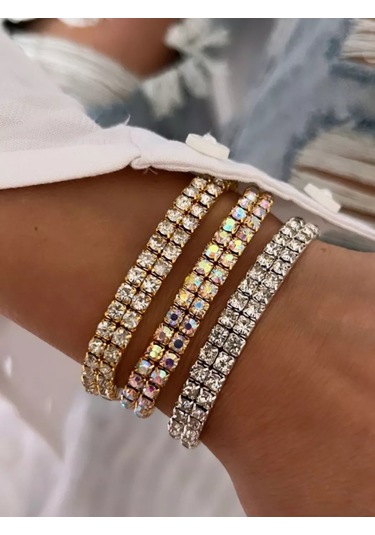 Vally Tıme Taşlı Bileklikler 3 Adet 232998528 Beyaz