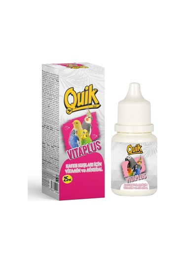 Quik Vita Plus Kuş Vitamini 25 Ml