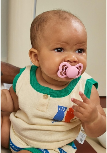 Bibs Supreme Silikon Emzik - Baby Pink 0-6 Ay