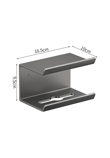 Tongxida Bosphorusboutique Zımbasız Tuvalet Telefonu Sonesi, Kağıt Havlu Depolama Cep Banyo Rafı, 2'li Set Diğer