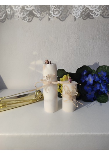Dekoratif Sütun Mum