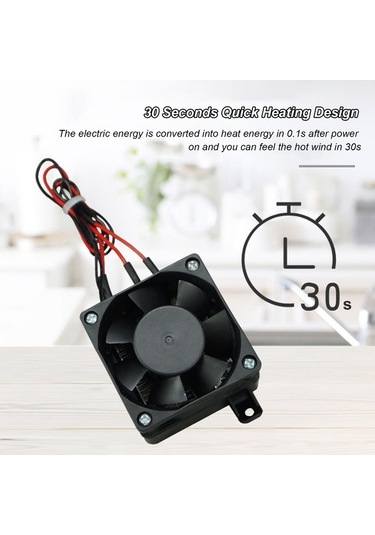 Dancemonkey Ptc Seramik Kuluçka Isıtıcısı, 220v 300w, Fanlı, Elektrikli, Konforlu Isınma