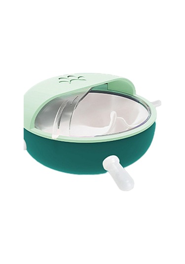 Homyl Köpek Yavrusu Süt Kabı Silikon Nipelli Kedi Yeşil