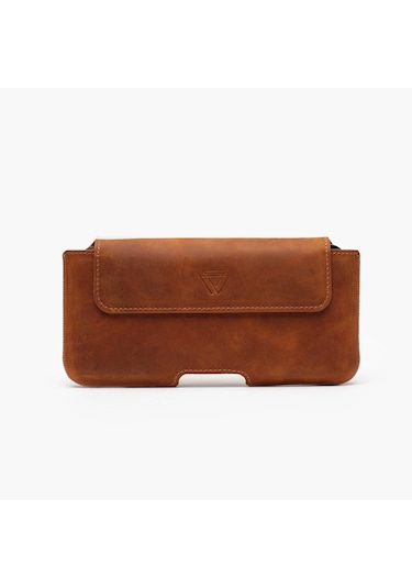 Belt Holster Apple Uyumlu iPhone 16 Plus Taba