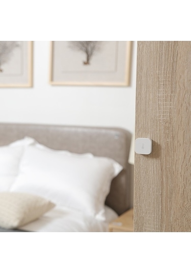 Besthome1 Aqara Ev Sıcaklık Nem Basınç Sensörü - Beyaz, Gerçek Zamanlı İzleme, Akıllı Bağlantı, Uyarılar, 1 Adet Beyaz