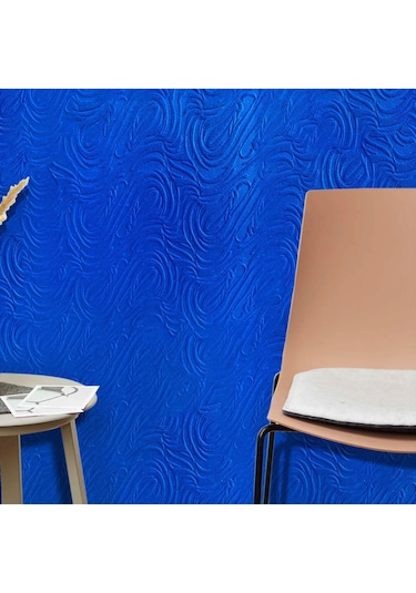Tink 3d Kendinden Yapışkanlı Akustik Keçe Panel Dalgalı Desenli 52x98 Cm 2 Adet 1 M² Mavi