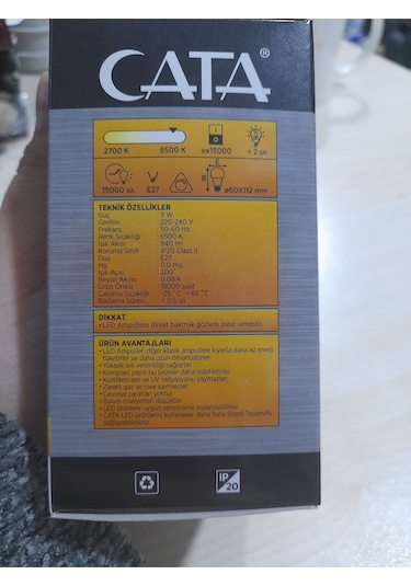 Uzaktan Kumandalı Led Ampul / Çok Renkli Ampul / Kumandalı Led Ampul Mavi Işık E27 Led Ampul 9 Watt
