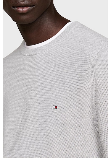 Tommy Hilfiger Erkek Kazak Mw0mw36347 P01 Gri Gri