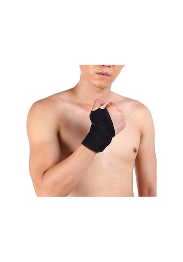 Tek Boyut-ganglion Kist Artriti İçin Bileklik Bileklik Artrit Karpal Tünel Artrit Eldiveni Nefes Alabilir Spor Bilek Desteği Sol Sağ Unisex-sol El Çok Renkli