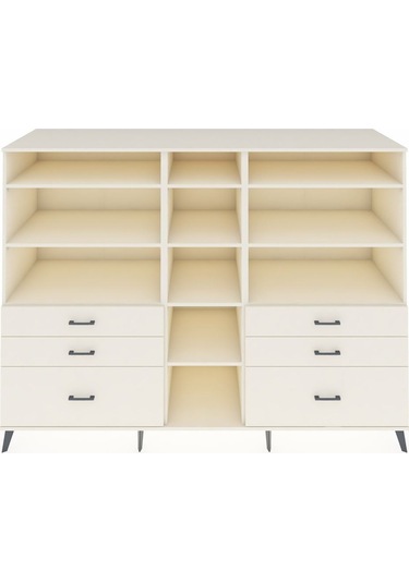 Kronos Dolap 10 Raflı 6 Çekmeceli 220x59x163 Aytaşı-aytaşı Aytaşı-aytaşı