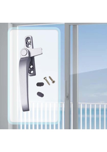 Suntek Kanat Kilitleme Kolu Kilit Kulplu Kapı Alüminyum Sol