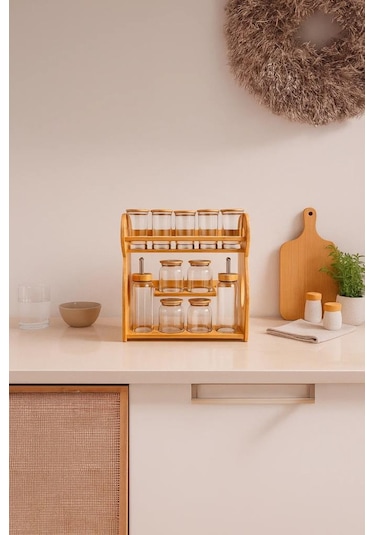 Bambum Layla - 12 Parça Mutfak Seti Şeffaf