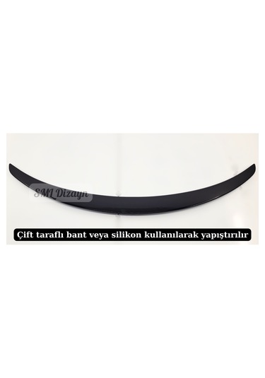 Mercedes W205 Amg Spoiler Spoyler Çıta Parlak Siyah Plastik 2015-2021 Sedan Uyumlu