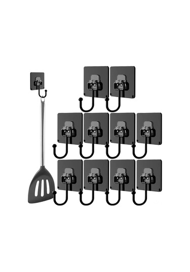 Shineyee 10'lu Su Geçirmez Banyo Askısı - Yapışkanlı, Delme Gerektirmeyen, Kolay Montaj