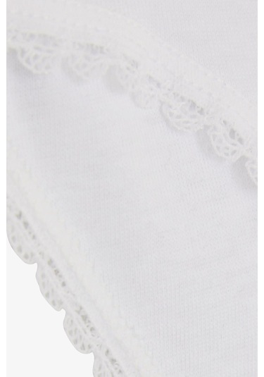 Breeze Kız Çocuk Külot İç Giyim 3-11 Yaş, Beyaz-beyaz Beyaz