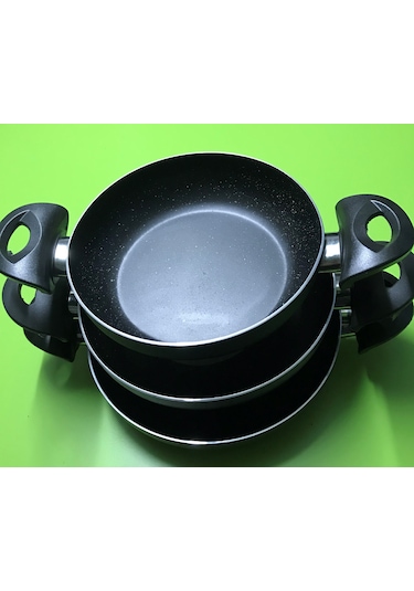 Teflon 3’lü Ekonomik Sahan Seti  18/20/22cm