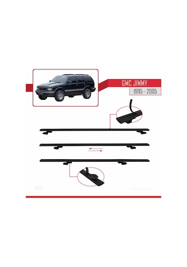 Gmc Jimmy 1995-2005 Arası İle Uyumlu Basıc Model Ara Atkı Tavan B
