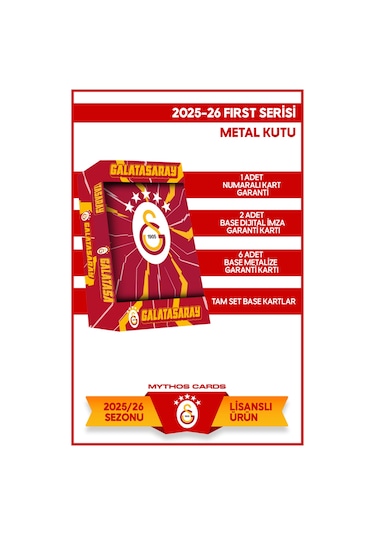 Galatasaray 2025-26 Mythos First - Metal Kutu