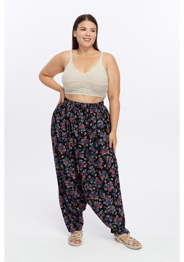 Elvira Şalvar Çok Renkli