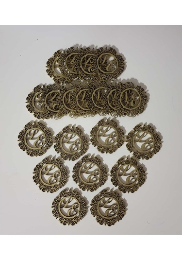 Hdrlazerdizayn Ahşap Mühür (10 Adet)