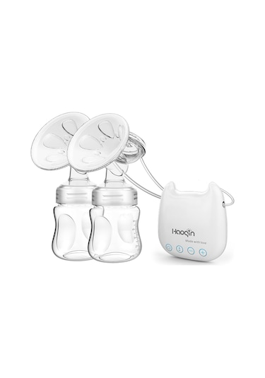 Geeksen Youha Taşınabilir Çift Göğüs Pompası - 9 Emiş Seviyeli, 2 Modlu, Sessiz Ve Rahat Emzirme Çözümü