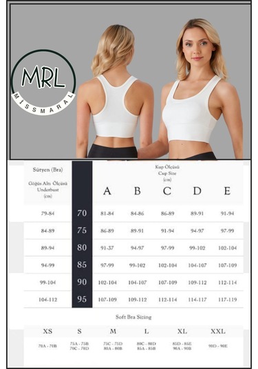 Kadın Beyaz Sporcu Sütyeni Pedli Likralı Destekleyici Su Sporları Koşu Fitness Dans Sports Bra Beyaz