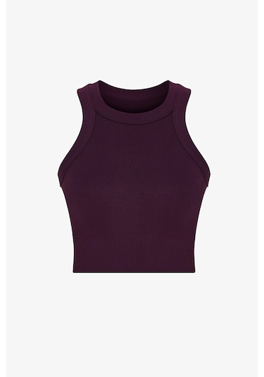 Penti Bordo Seamless Dikişsiz Halter Yaka Askılı Atlet