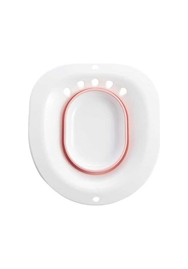 Pazly Suntek Katlanır Portatif Bide Sifonsuz Pembe Sitz Banyo Yıkama Kalça Havzası Pembe