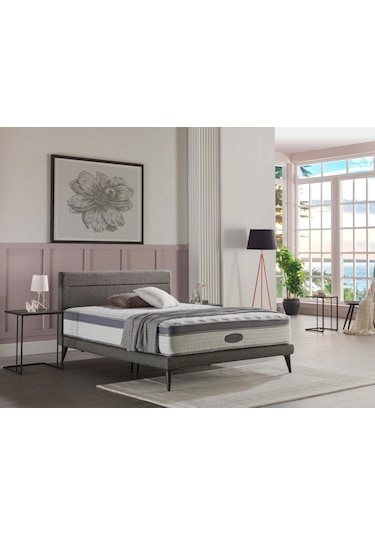 Bellona Flexy Baza Başlık Takımı - Gri 160x200