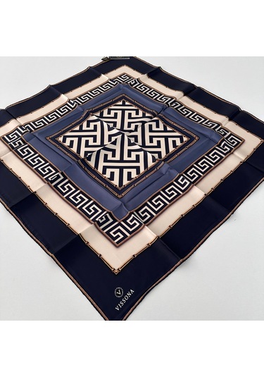 Vissona Twill İpek Eşarp Ipk4802-27339 Çok Renkli