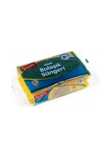 Stepy Oluklu Bulaşık Süngeri 2'li