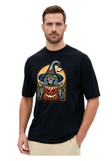 Ogc Cadı Oversize Unisex T-shirt Siyah