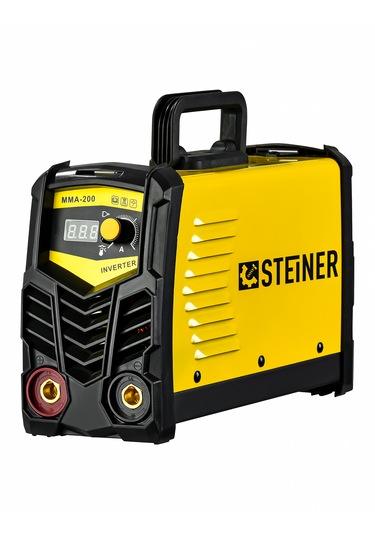 Steiner Mma-200 Amper Dijital Göstergeli İnverter Kaynak Sarı