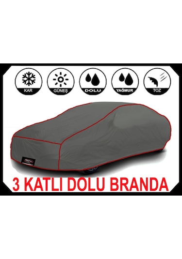 3 Katlı Dolu Darbe Koruyucu Mercedes E250 Araba Brandası Oto Branda Araba Çadırı