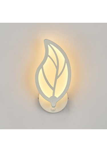 Leezsing 3000k Isınak Beyaz Led Duvar Lambası - 10w Enerji Verimli, 85-265v Geniş Voltaj, On/off Anahtarlı, Akrilik-demir, Model 3061 Ilık Beyaz