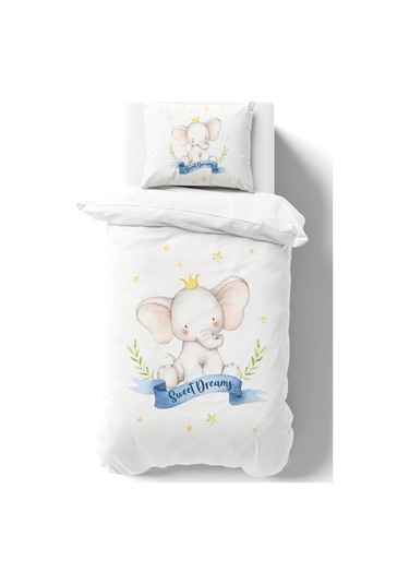 Organik Tek Kişilik Nevresim Takımı 160x220 - Kraliyet Düşleri Renkli