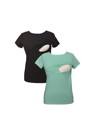 Luvmabelly Myra2501 2507 Emzirme Tshirt Seti-mint