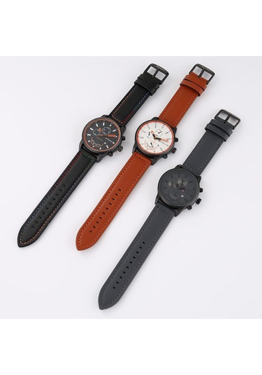 Curren M8217 Quartz Kol Saati-orjinal Kutusunda Siyah Siyah