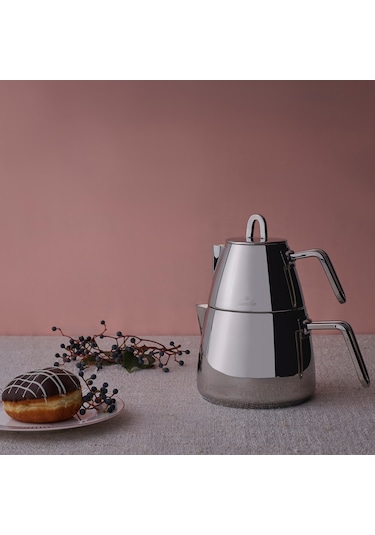 Jumboteos Çaydanlık Metal Saplı Çelik