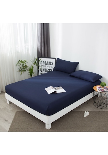 Lacivert Konfor Yatak İpeksi Yumuşak Konfor Çarşafları Fırçalanmış Mikrofiber Polyester Derin Cep Yatak Örtüsü Su Geçirmez Levha Lacivert Konfor Yatak İpeksi Yumuşak Konfor Çarşafları Fırçalanmış Mikrofiber Polyester Derin Cep Yatak Örtüsü Su Geçirmez Levha