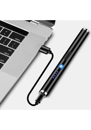 Pazly Rose Gold Rüzgar Geçirmez Elektrikli Ateşleyici, Düğme Kontrolü, Güvenli Kullanım İçin Uzatılmış Sap Çok Renkli