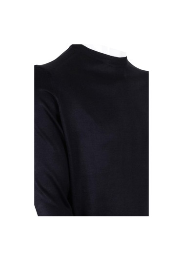 Erkek Kazak Klasik Normal Kesim Yünlü Rar00493 Lacivert