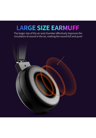 Padalink Rgb Işıklı 7.1 Usb Kablolu Oyun Kulaklığı - 50mm Hoparlör, Omnidireksiyonel Mikrofon, Müzik Ve Oyun İçin D立体 Ses, Mavi