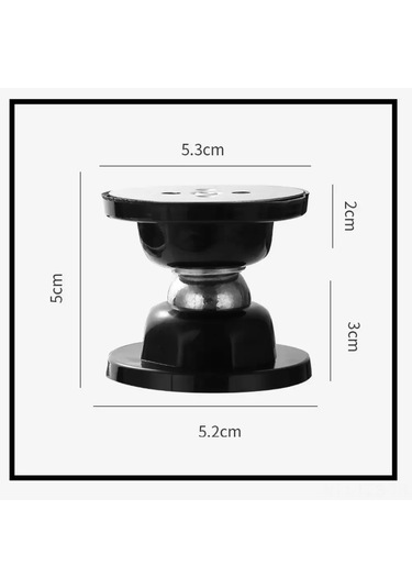 Fosenze Metal Manyetik Kapı Tutucu Siyah - Silikon Yastık, 2 Montaj Seçeneği, Ev Güvenliği Ve Konforu, 5 Cm Boşluk, Dayanıklı Malzeme