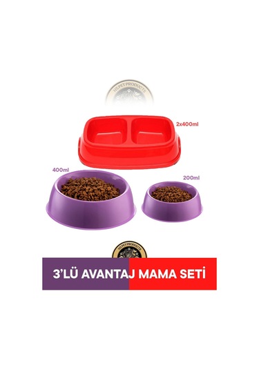 3'lü Avantaj Mama Kabı Seti