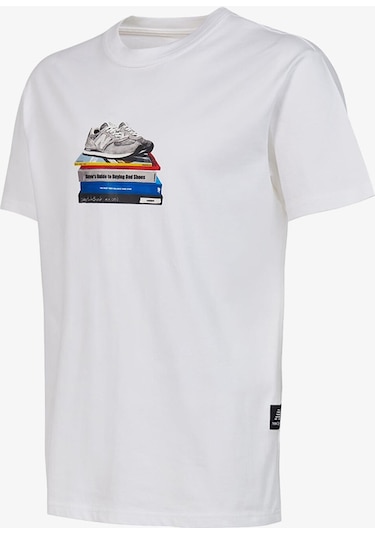 New Balance Erkek Beyaz T-shirt Mnt1415-wt Beyaz