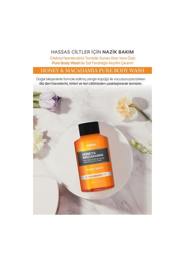 Kundal Honey & Macadamia Pink Grapefruit Pure Body Wash 100 ML